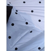 B&W Polka Bedsheet