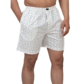 Printed Cotton Boxer Bxr_1006_White-S