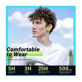 Life Like Transparent Type C True Wireless (TWS) In Ear 2 Hours Playback Powerfull bass IPX4(Splash & Sweat Proof) Green