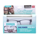 AUTO FOCUS  One Power Reading Lens FROM+0.5 to 2.5 - Read Small Print and Computer Screens - Flex Focus Optics Reading Lens for Men &  Women