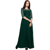 Sheetal associates - Green Crepe Women's Fit & Flare Dress ( Pack of 1 ) - None