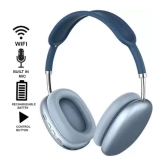 OLIVEOPS P9 Blue Headphones Bluetooth Bluetooth Headphone On Ear 4 Hours Playback Active Noise cancellation IPX4(Splash & Sweat Proof) Blue