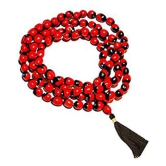 Red Gunja Ratti Mala - Red (4mm - 108 Beads)