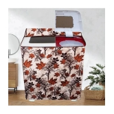 ENTICE Semi-Automatic Washing Machine Cover Compatiable For 8 kg - Brown - Brown