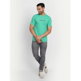 Zeffit - Green Cotton Blend Regular Fit Mens T-Shirt ( Pack of 1 ) - None