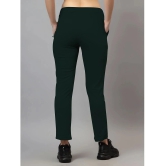 Diaz Olive Green Lycra Womens Gym Trackpants ( Pack of 1 ) - None