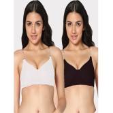 IN CARE LINGERIE - Multicolor Cotton Heavily Padded Womens Everyday Bra ( Pack of 2 ) - None