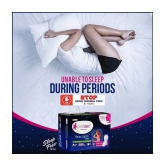 Everteen XXL Relax Nights Ultra Thin 40 Sanitary Pads with Period Cramps Roll-On Inside (Pack of 2)