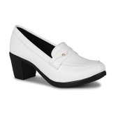 Commander Shoes White Womens Pumps Heels - None