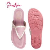 Shoetopia Pink Womens Flats - None