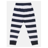 Lazy Shark - Navy Blue Cotton Blend Girls Night Suit Set ( Pack of 1 ) - None