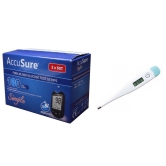 Accusure simple 100 strips+ digital thermometer Expiry March 2024