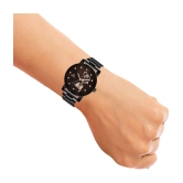 Septem Black Metal Analog Mens Watch