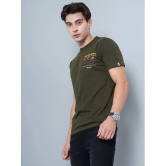 Paul Street - Green Cotton Slim Fit Mens T-Shirt ( Pack of 1 ) - None