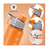 Milton Gripper 1000 Stainless Steel Water Bottle, 920 ml, Orange - Orange