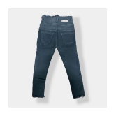 ICONIC ME- Kids Girls Plain Denim Jeans| Premium Denim Gray Jeans - None