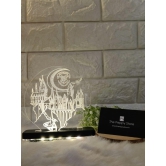 Harry Potter Hogwarts Led Plaque with Led Stand