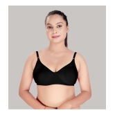 HAYA Black Cotton Non Padded Womens Plunge Bra ( Pack of 1 ) - None