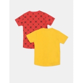 Colt - Multi Color Cotton Blend Boys T-Shirt ( Pack of 2 ) - None