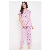 Clovia Cotton Nightsuit Sets - Purple Pack of 2 - 3XL