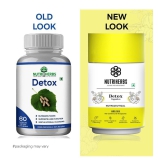 Nutriherbs Detox 800 mg - 60 capsules| Support Weight Management and Improves Metabolism | Promotes Healthy Lifestyle