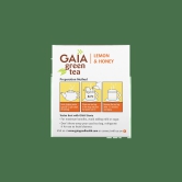 Gaia Green Tea  Lemon  Honey- 25 Tea Bags-Gaia Green Tea + Lemon & Honey- 25 Tea Bags