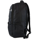 mikebags 22 Ltrs Black Polyester College Bag - Black