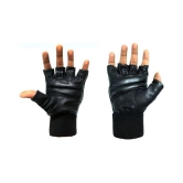 EmmEmm Black Canvas Cycling Gloves Others - Others