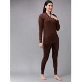 Lux Cottswool Cotton Blend Thermal Sets - Brown Pack of 1 - None