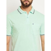 UNIBERRY - Mint Green Cotton Blend Regular Fit Mens Polo T Shirt ( Pack of 1 ) - None