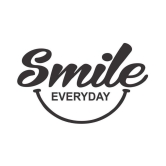 Asmi Collection Smile Everyday Motivational Quote Motivational/Quotes Sticker ( 38 x 60 cms )