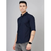 Paul Street - Blue Cotton Blend Slim Fit Mens Casual Shirt ( Pack of 1 ) - None