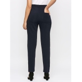 Smarty Pants - Navy Lycra Straight Womens Formal Pants ( Pack of 1 ) - None