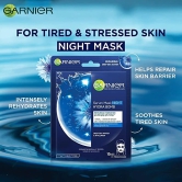 Garnier Skin Naturals Night Serum Sheet Mask With Deep Sea Water Pack 2-Garnier Skin Naturals Night Serum Sheet Mask With Deep Sea Water (Pack 2)