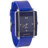 Newman Blue PU Analog Womens Watch