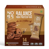 NO BS BALANCE HIGH PROTEIN BAR for healthy snacking and mini meal replacement, 14gm Protein, 8 gm fibre (oh so cookie-y)