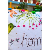 Hand Painted Garden Cushion Cover