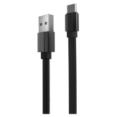 Portronics Type C Cable Black - 1 Meter - Black