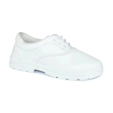 Ajanta - White Boys School Shoes ( 1 Pair ) - None