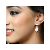 Vighnaharta Gold Drop Earrings ( Pack of 1 ) - Gold