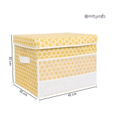 PrettyKrafts Non-Woven Storage Bag & Trunk - Yellow