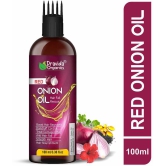 Dravida Organics Red Onion Oil for Controls Hair Fall and Hair Growth 100 mL