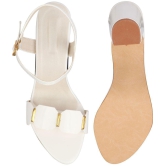 Shoetopia - White Women''s Sandal Heels - None