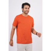 Men's Orange Rust S/J Crew Neck