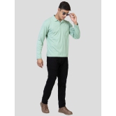 YHA - Mint Green Cotton Blend Regular Fit Mens Polo T Shirt ( Pack of 1 ) - None