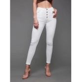 Miss Chase - White Denim Skinny Fit Womens Jeans ( Pack of 1 ) - None