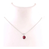 Jewar Mandi - Maroon Pendant ( Pack of 1 ) - Maroon