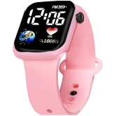 THMT Pink Dial Digital Girls Watch ( Pack of 1 )