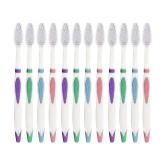 aquawhite sensitive,ultra soft brisles Toothbrush Pack of 12