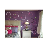 Print Mantras colorful circles Nature Sticker ( 150 x 150 cms )